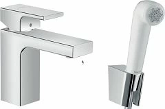 Смеситель Hansgrohe Vernis Shape 71216000 для раковины с гигиеническим душем хром