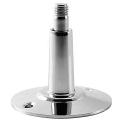 Держатель телескопический Двин без кольца хром