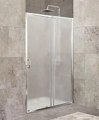 Душевая дверь в нишу BelBagno UNIQUE-BF-1-100/115-P-Cr 100/115*190 L/R стекло рифленое без поддона