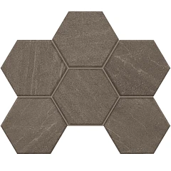 Мозаика Estima Gabbro GB03 Hexagon 25*28,5 неполированный