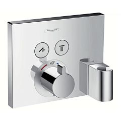 Термостат Hansgrohe Shower Select 15765000 для ванны и душа на 2 выхода скрытый монтаж