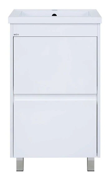 Тумба под раковину Misty Алиса 50 напольная белая