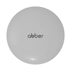 Накладка на слив для раковины ABBER AC0014MLG светло-серая матовая, керамика