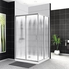 Душевой уголок BelBagno UNO-195-AH-2-100/80-CH-Cr 100*80*195 L/R без поддона