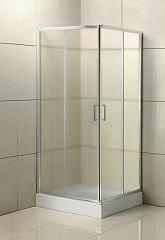 Душевой уголок BelBagno UNO-195-A-2-80-P-Cr 80*80*210 (с поддоном TRAY-BB-A 80*80*15)