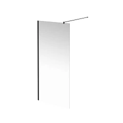 Душевая перегородка Kerama Marazzi Vetro 90*195 профиль черный матовый без поддона Душевая перегородка Kerama Marazzi Vetro 90*195 профиль черный матовый без поддона