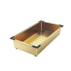 Коландер Iddis Kitchen Line KOL23MGi59 23,1*42,6 нерж. сталь, матовое золото Коландер Iddis Kitchen Line KOL23MGi59 23,1*42,6 нерж. сталь, матовое золото