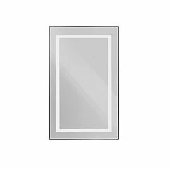 Зеркало BelBagno Kraft SPC-KRAFT-500-800-SENS-NERO 50*80 черное с Led-подсветкой