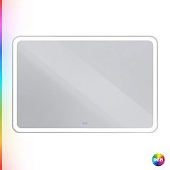 Зеркало Cezares Multicolore CZR-SPC-MC-1200-800-RGB-TCH 120*80 со встроенной разноцветной подсветкой RGB