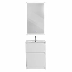 Комплект мебели BelBagno Kraft 60 напольный Bianco Opaco (раковина BB1923-600)