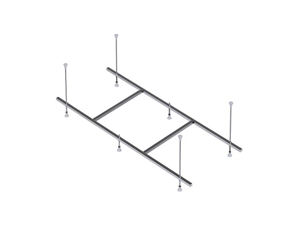 Aquatek Сборный каркас к ванне Мия 120см (шпильки) (приобретается в комплекте с ванной)