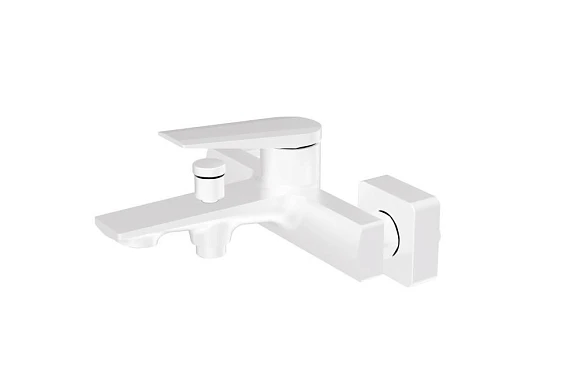 Смеситель Olive’s Viar 28201VRW для ванны и душа белый матовый