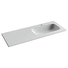 Встраиваемая раковина Ceramicanova Grace 121*45,7 R с отверстием под смеситель белый глянец Встраиваемая раковина Ceramicanova Grace 121*45,7 R с отверстием под смеситель белый глянец