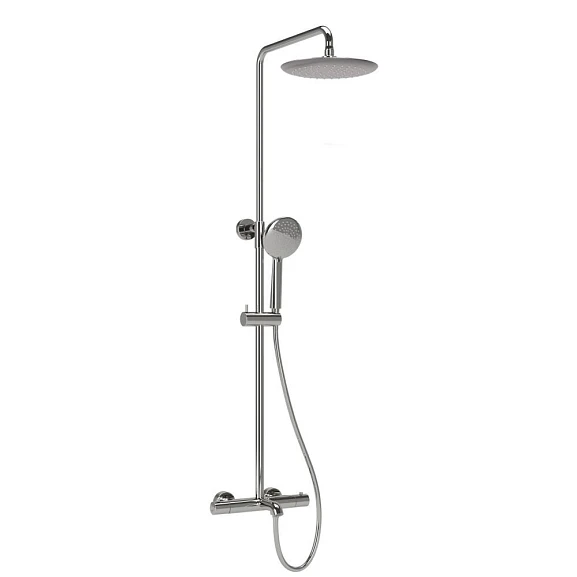 Душевая стойка Sancos Game SC3001LCH с термостатом и изливом хром