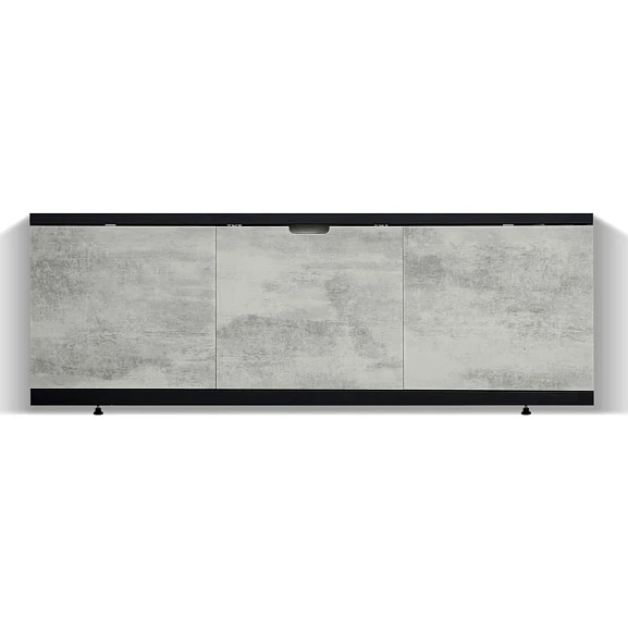 Фронтальная панель Alavann Rita Black 180 серый бетон