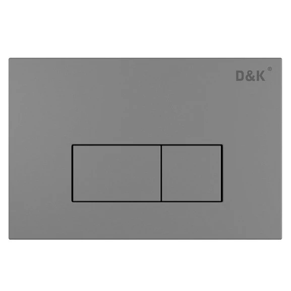 Клавиша смыва D&K Rhein DB1499006 графит для системы инсталляции DI8050127