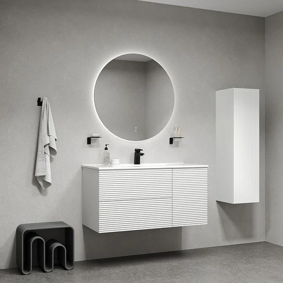 Комплект мебели Iddis Bild 100 белый