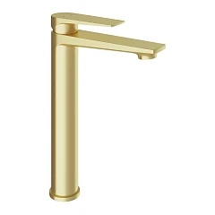 Смеситель Aqueduto Linha LIN0350 для раковины шлифованное золото