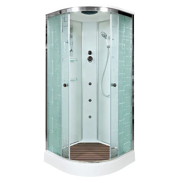 Душевая кабина AvaCan EM1510 100х100х220 с гидромассажем