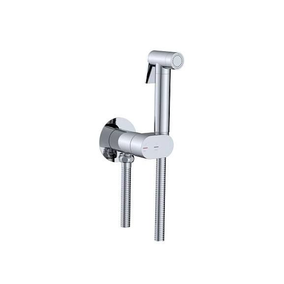 Гигиенический душ со смесителем RGW Shower Panels SP-213Gr с прогрессивным картриджем скрытый монтаж вороненая сталь