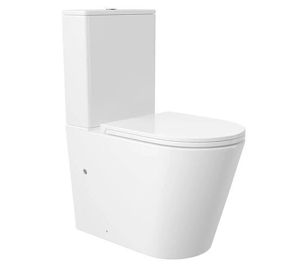 Унитаз-компакт Aqueduto Cone 37*66 Tornado безободковый с крышкой-сиденьем микролифт