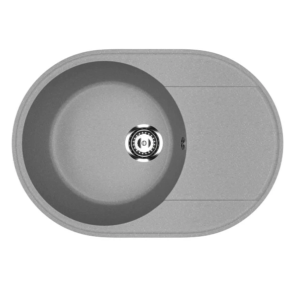 Кухонная мойка Uperwood ECON UPD-107 61х47 серая матовая