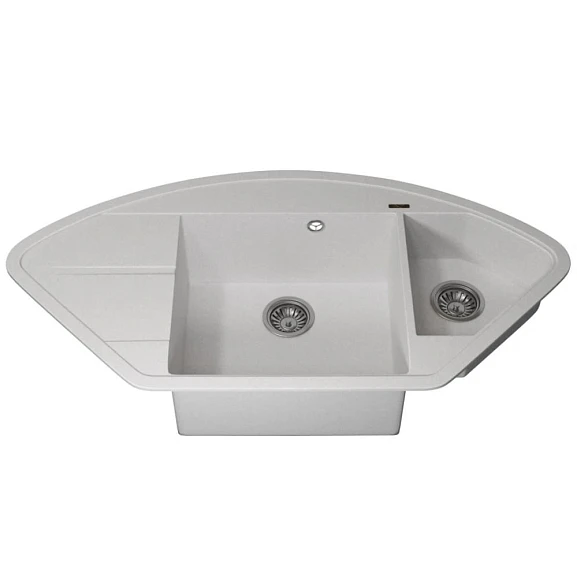 Кухонная мойка Uperwood Quartz UPD-06 100х51 белая матовая