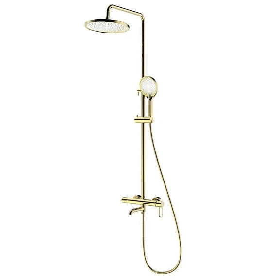 Душевая стойка Splenka S03.24.23 с изливом золото