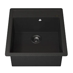 Кухонная мойка Uperwood Quartz UPD-07 46х51 черная матовая Кухонная мойка Uperwood Quartz UPD-07 46х51 черная матовая