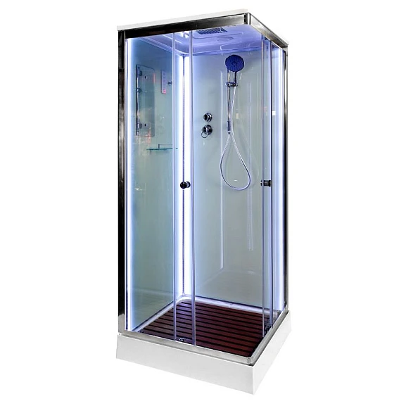 Душевая кабина AvaCan K408S 80х80х220 с LED-подсветкой