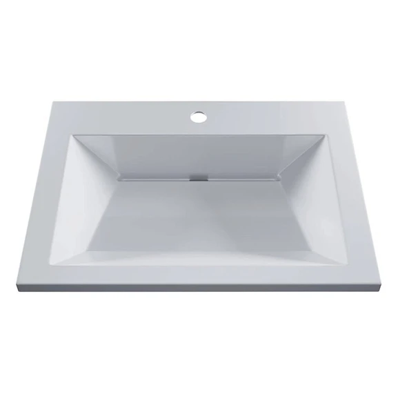 Мебельная раковина Uperwood Olivia 60 белая (приобретается в комплекте с тумбой)