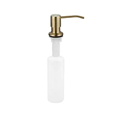 Дозатор Splenka S710.01.03 встраиваемый для кухонной мойки 350 ml золотой сатин Дозатор Splenka S710.01.03 встраиваемый для кухонной мойки 350 ml золотой сатин