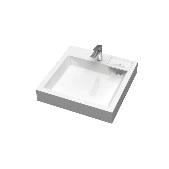 Раковина Uperwood Vission 60*60 для установки над стиральной машиной с кронштейнами