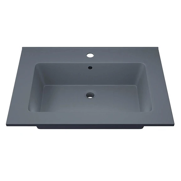 Мебельная раковина Uperwood Parma Quartz 65 серая (приобретается в комплекте с тумбой)