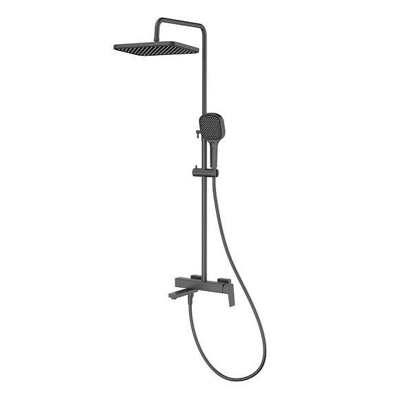 Душевая стойка Raglo R30.24.09 с изливом графит