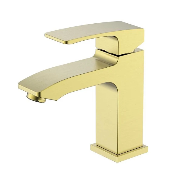 Смеситель Raglo R01.10.03 для раковины золотой сатин