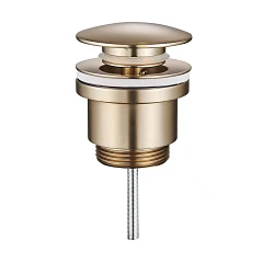 Донный клапан Raglo R600.01.03 1 1/4 без перелива золотой сатин