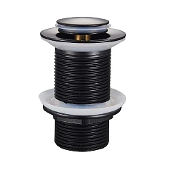 Донный клапан Raglo R600.04.06 1 1/4 без перелива черный матовый