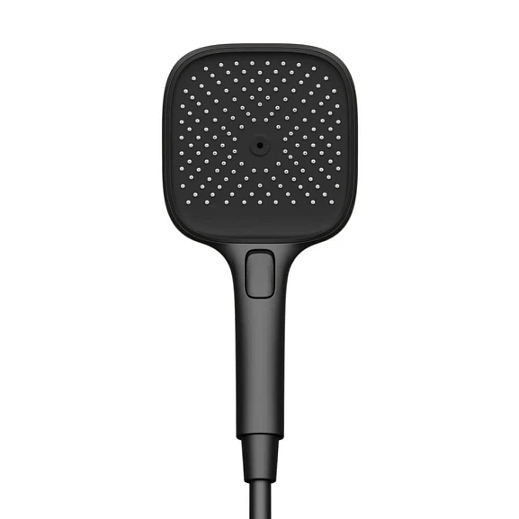 Душевая лейка Sancos Nok square SC6002MB 3 режима черная матовая