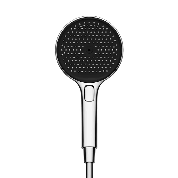 Душевая лейка Sancos Nok round SC6001CH-B 3 режима хром/черный матовый