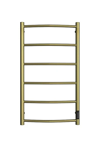 Электрический полотенцесушитель Двин R neo 40*80 L/R состаренная бронза матовая