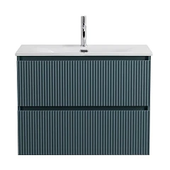 Тумба под раковину BelBagno Uno-Mini 80 голубая матовая