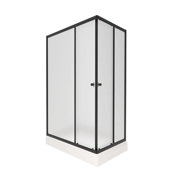 Душевое ограждение Triton Вента-Блэк Вельвет 120*80*202 L/R с поддоном