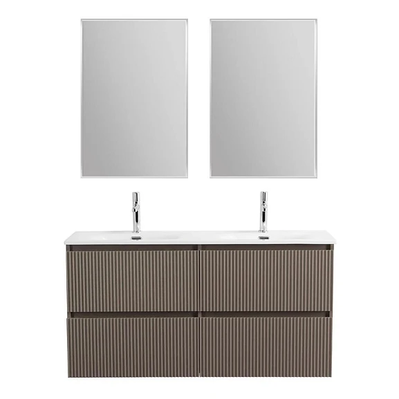 Комплект мебели BelBagno Uno 120 бежевый матовый с четырьмя ящиками