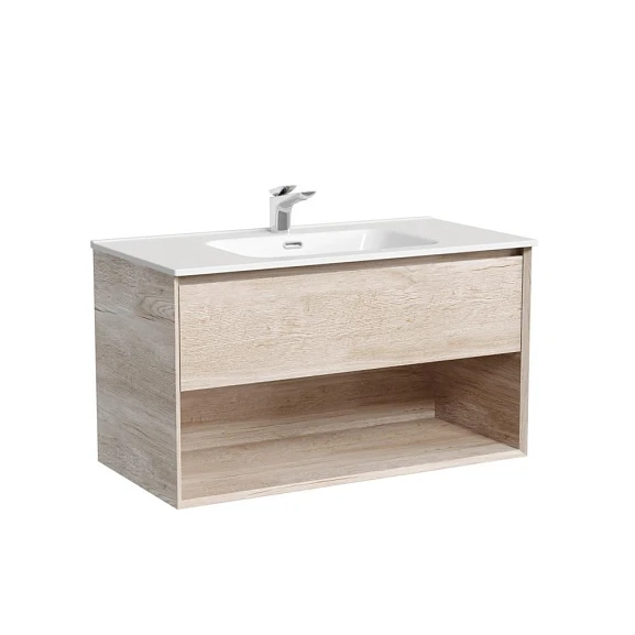 Тумба под раковину Sancos Marmi 1.0 90 дуб галифакс натуральный