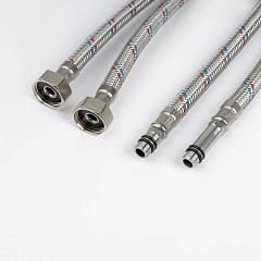 Гибкая подводка Iddis F1/2xM10S, F1/2xM10L 100 см, комплект 2 шт