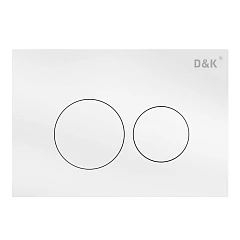 Клавиша смыва D&K Bayern DB1529016.2 белая для системы инсталляции DI8050127