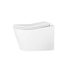 Подвесной унитаз D&K Bamberg DT1556516 36*52 безободковый Торнадо с крышкой-сиденьем микролифт Подвесной унитаз D&K Bamberg DT1556516 36*52 безободковый Торнадо с крышкой-сиденьем микролифт