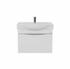 Тумба под раковину Onika Навиа 80 белый глянец