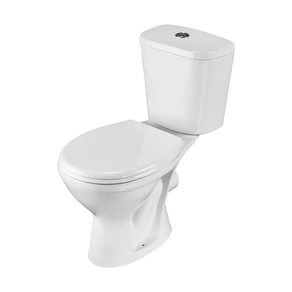 Унитаз-компакт Santeri Pro 36*67 горизонтальный выпуск с крышкой-сиденьем полипропилен